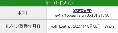 競艇予想サイト「ウルフボート」IPアドレス