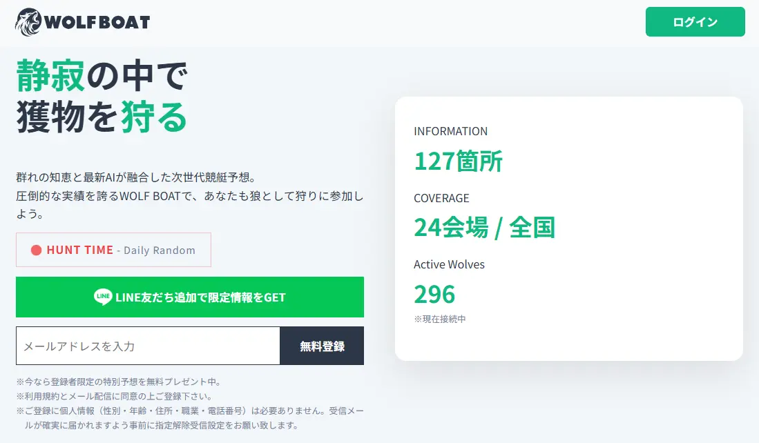 競艇予想サイト「ウルフボート」TOP